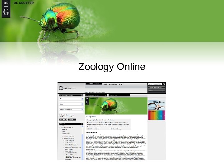 Zoology Online 