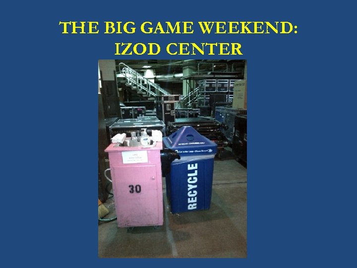 THE BIG GAME WEEKEND: IZOD CENTER 