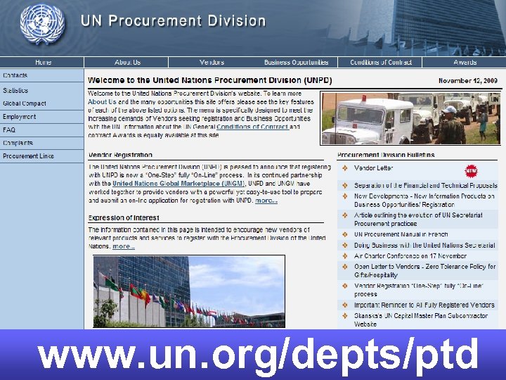 www. un. org/depts/ptd 