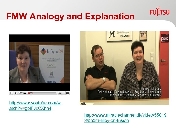 FMW Analogy and Explanation http: //www. youtube. com/w atch? v=gbl. FJz. CXhn 4 http: