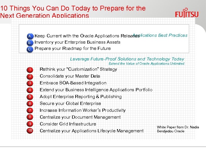 10 Things You Can Do Today to Prepare for the Next Generation Applications Best