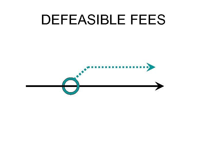 DEFEASIBLE FEES 