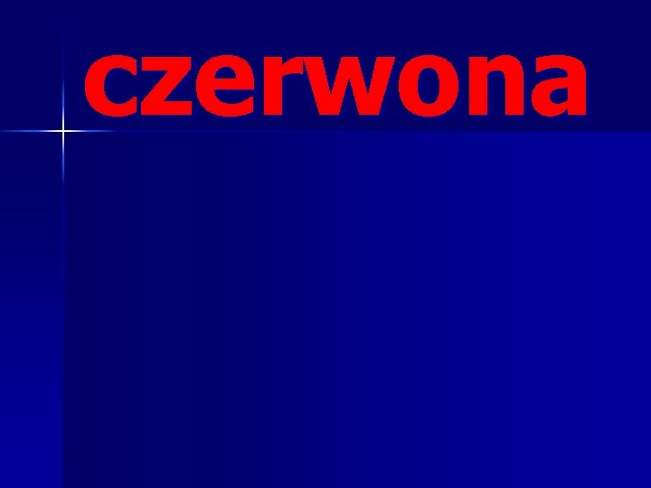 czerwona 