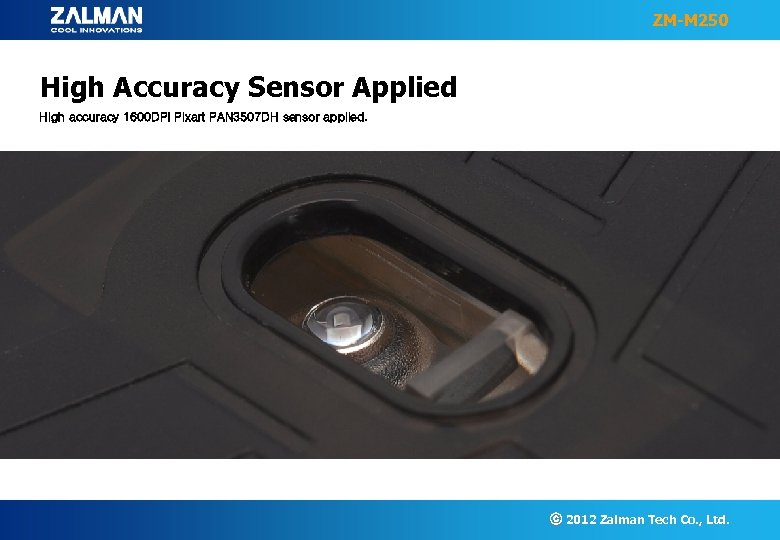ZM-M 250 High Accuracy Sensor Applied High accuracy 1600 DPI Pixart PAN 3507 DH