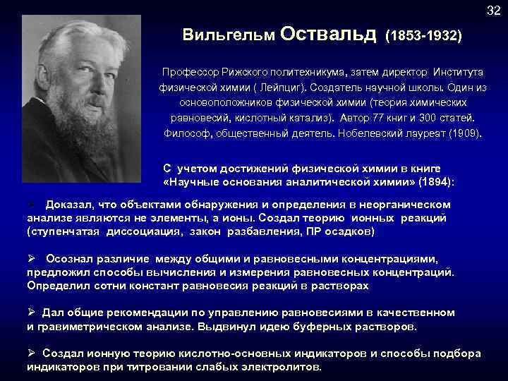 Основоположник физической. Оствальд Вильгельм химия. Нобелевский лауреат Вильгельм Оствальд. Создатель физической химии. Создатель научной школы.