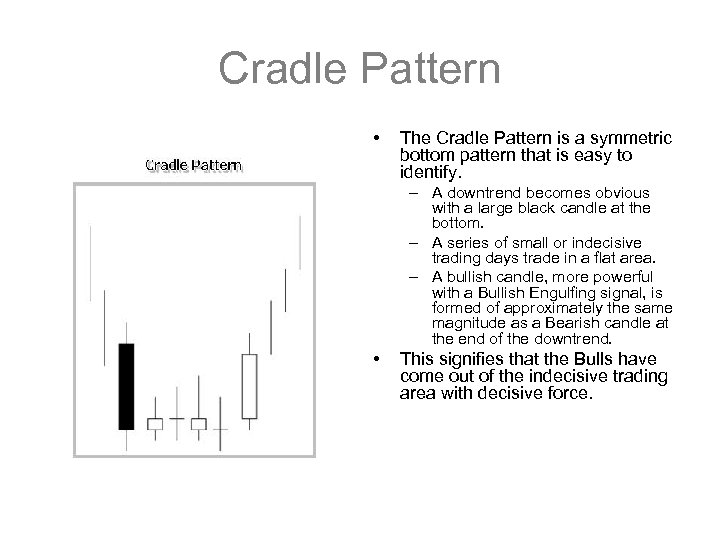 Cradle Pattern • The Cradle Pattern is a symmetric bottom pattern that is easy