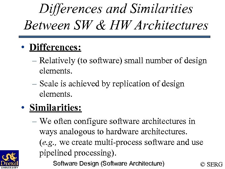 what are the similarities between hardware and software