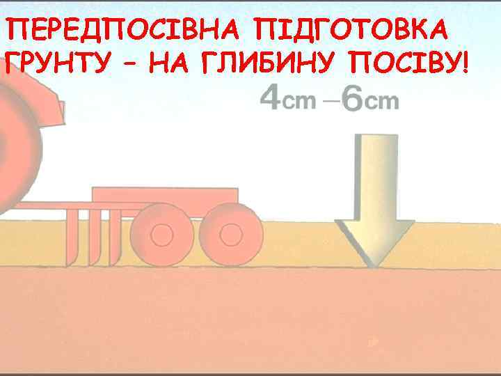 ПЕРЕДПОСІВНА ПІДГОТОВКА ГРУНТУ – НА ГЛИБИНУ ПОСІВУ! 