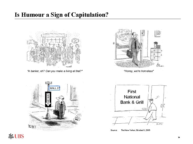 Is Humour a Sign of Capitulation? “A banker, eh? Can you make a living