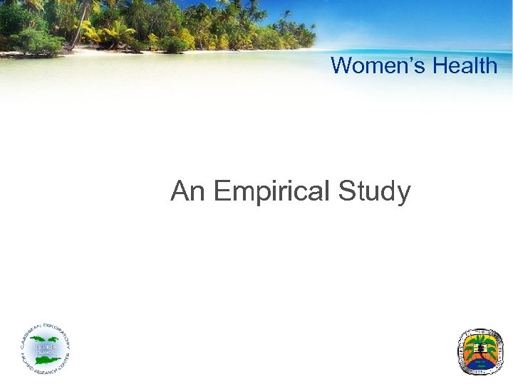 Women’s Health An Empirical Study 