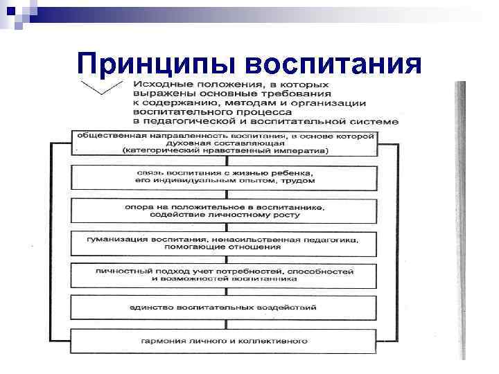 Принципы воспитания 