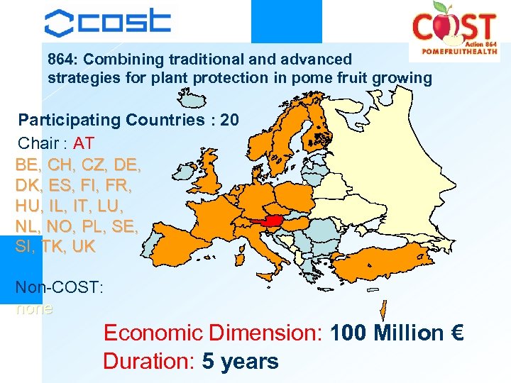 864: Combining traditional and advanced strategies for plant protection in pome fruit growing Participating