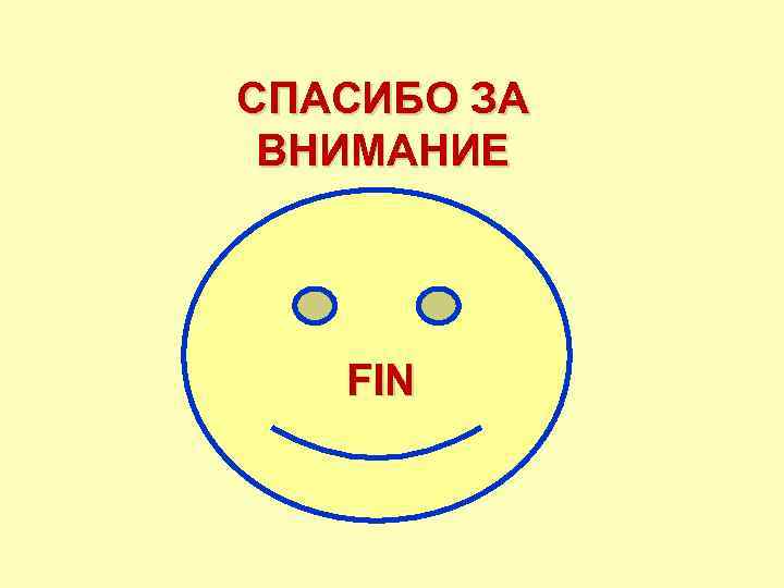 СПАСИБО ЗА ВНИМАНИЕ FIN 