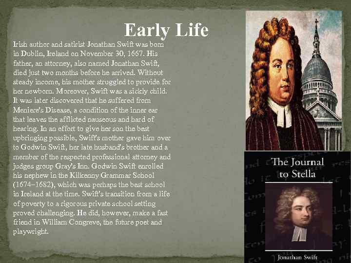 Jonathan swift презентация