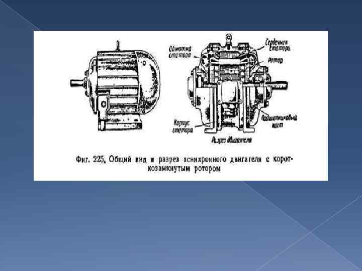 Асинхронный двигатель с короткозамкнутым ротором презентация