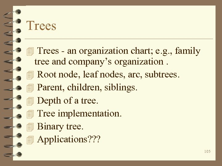 Trees 4 Trees - an organization chart; e. g. , family tree and company’s