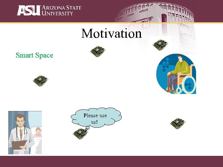 Motivation Smart Space Please us! 