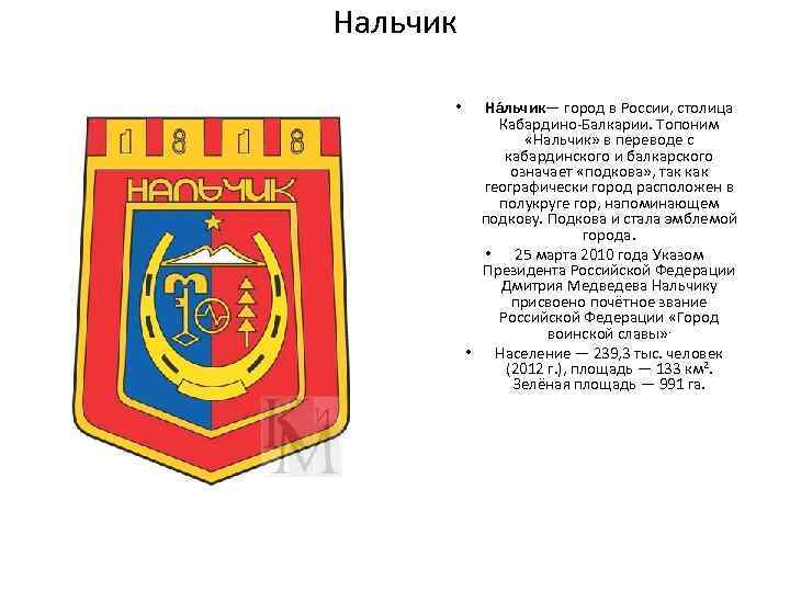 Проект город нальчик 2 класс