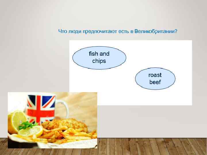 Что люди предпочитают есть в Великобритании? 