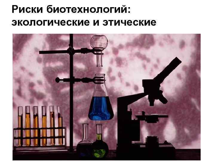 Риски биотехнологий: экологические и этические 