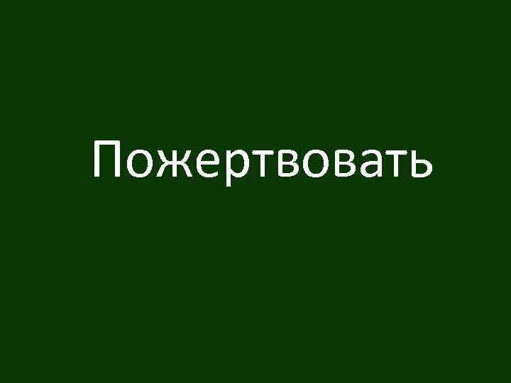 Пожертвовать 