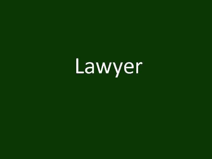 Lawyer 