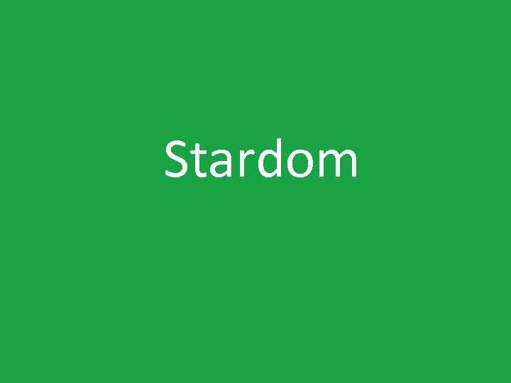 Stardom 