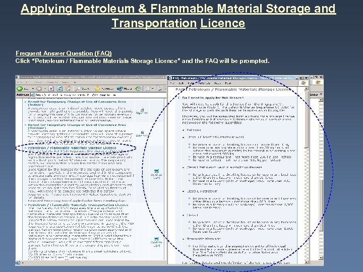 Applying Petroleum & Flammable Material Storage and Transportation Licence Frequent Answer Question (FAQ) Click