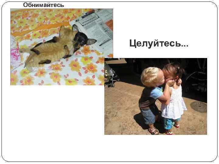 Обнимайтесь Целуйтесь. . . 