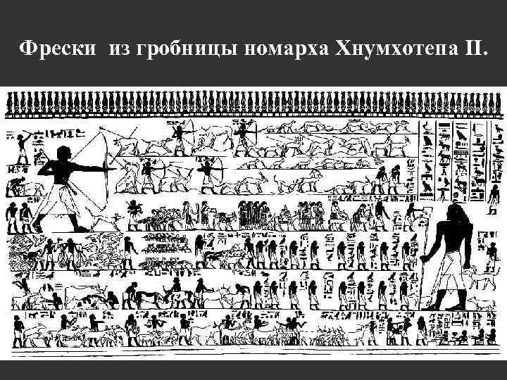 Фрески из гробницы номарха Хнумхотепа II. 
