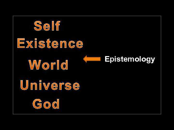 Epistemology 