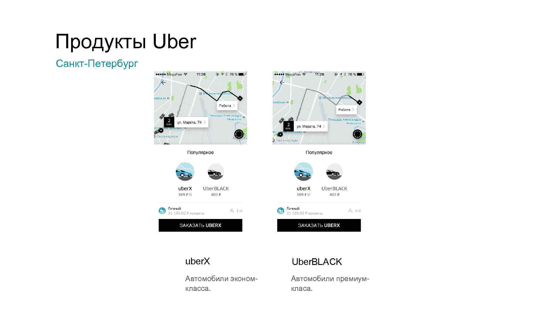 Карта бренда uber