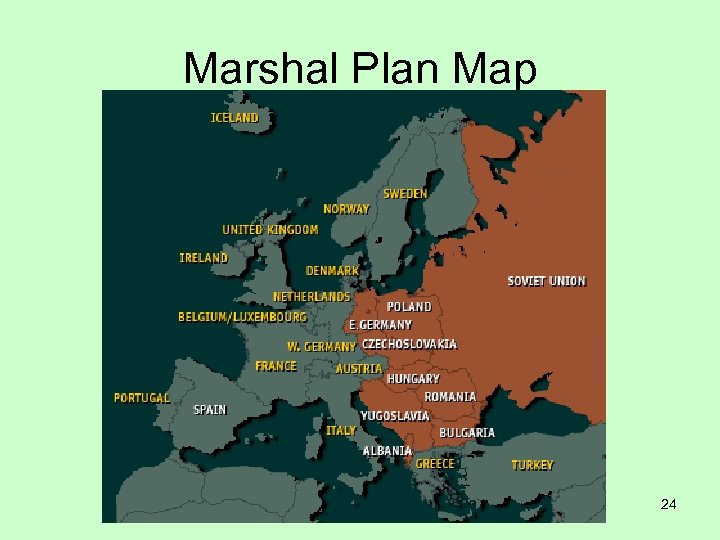 Marshal Plan Map 24 
