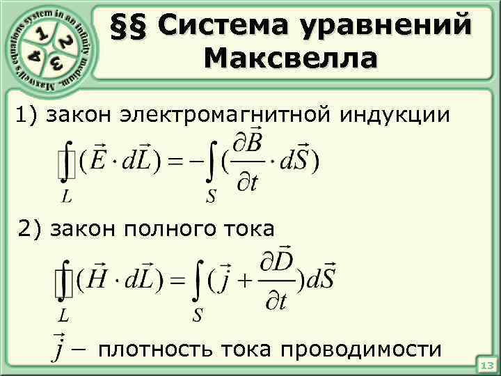 Система уравнений максвелла