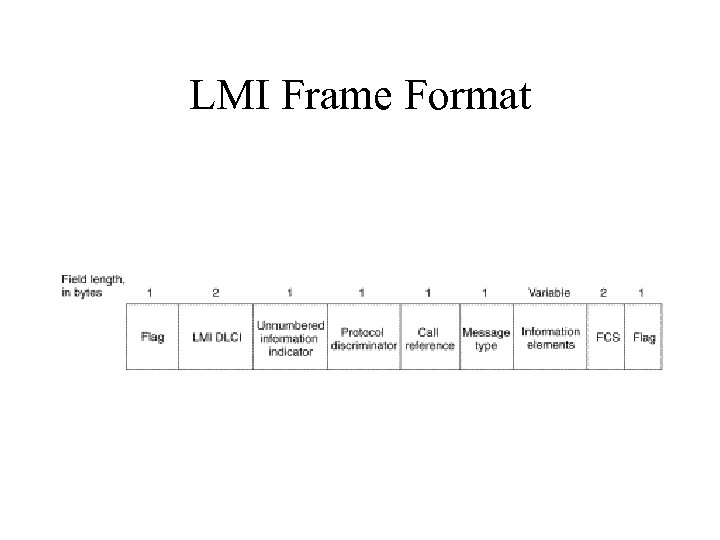 LMI Frame Format 