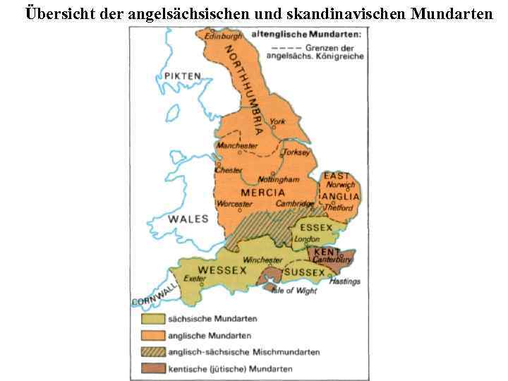 Übersicht der angelsächsischen und skandinavischen Mundarten 