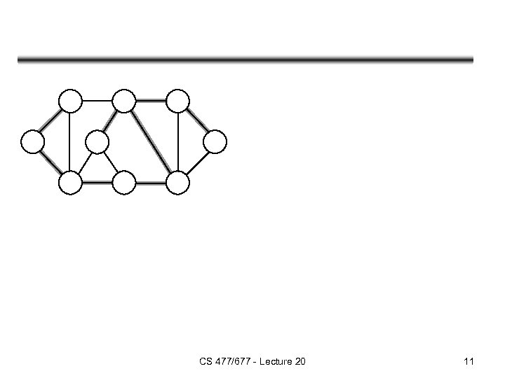 CS 477/677 - Lecture 20 11 