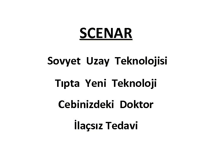 SCENAR Sovyet Uzay Teknolojisi Tıpta Yeni Teknoloji Cebinizdeki Doktor İlaçsız Tedavi 