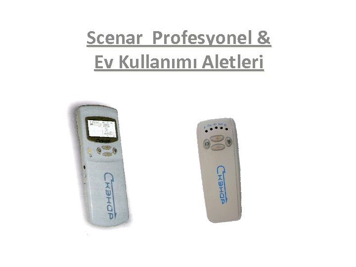 Scenar Profesyonel & Ev Kullanımı Aletleri 