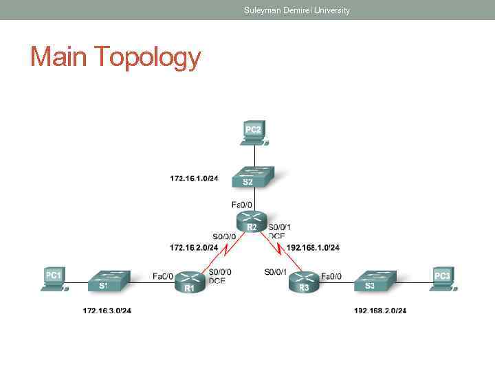 Suleyman Demirel University Main Topology 