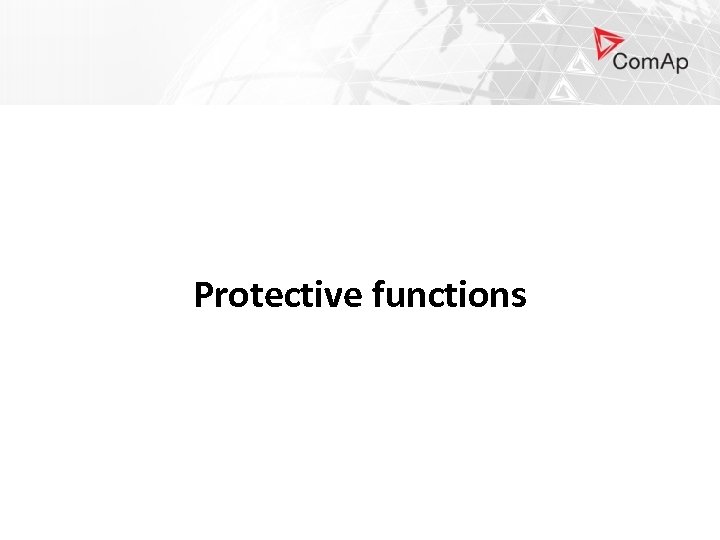 Protective functions 