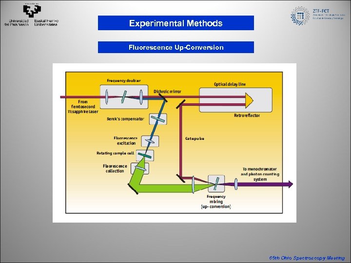 Experimental Methods Fluorescence Up-Conversion 65 th Ohio Spectroscopy Meeting 