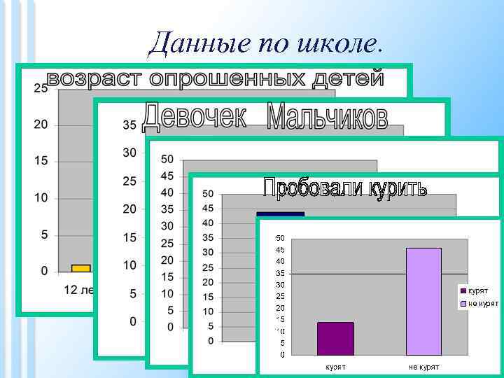 Данные по школе. 