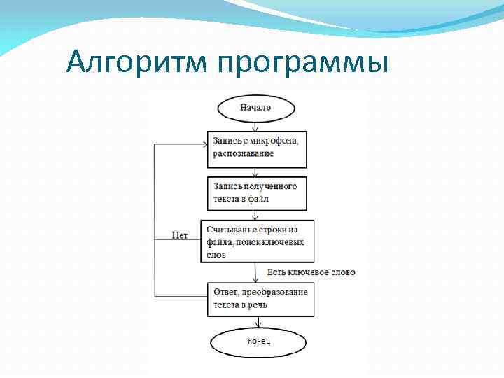 Алгоритм программы 