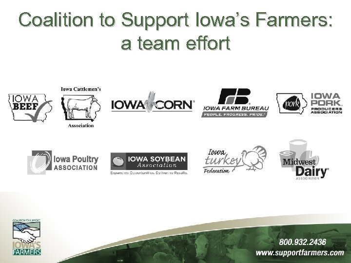 Coalition to Support Iowa’s Farmers: a team effort 