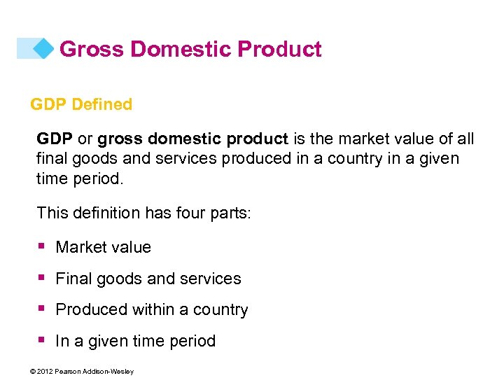 Gross Domestic Product GDP Defined GDP or gross domestic product is the market value
