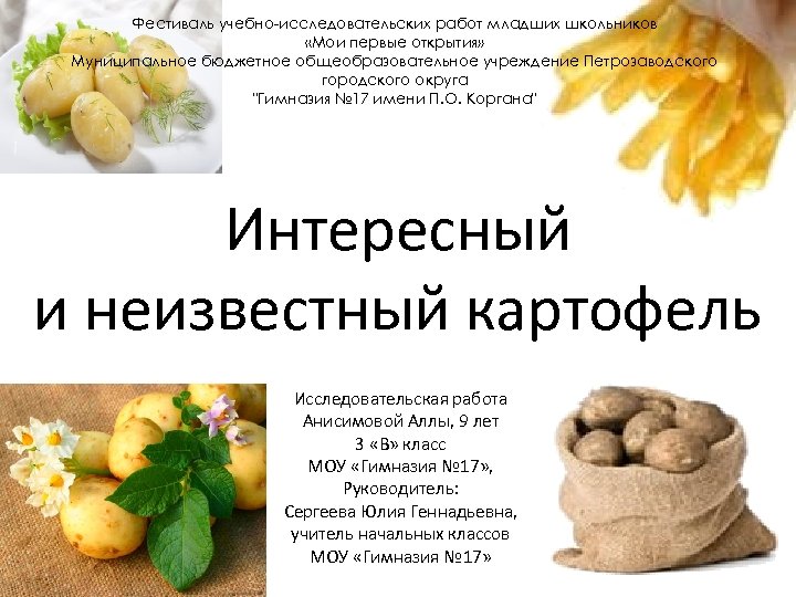 Фестиваль учебно-исследовательских работ младших школьников «Мои первые открытия» Муниципальное бюджетное общеобразовательное учреждение Петрозаводского городского