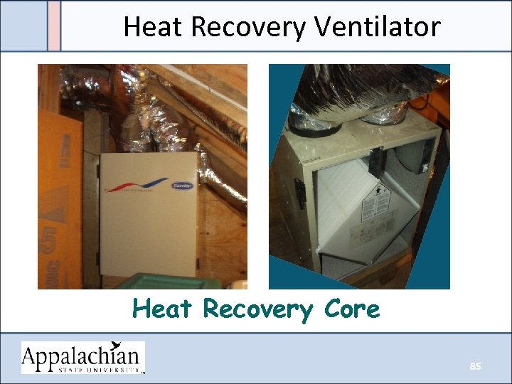 Heat Recovery Ventilator Heat Recovery Core 85 