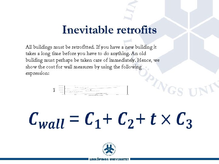 Inevitable retrofits All buildings must be retrofitted. If you have a new building it