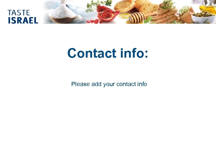 Contact info: Please add your contact info 